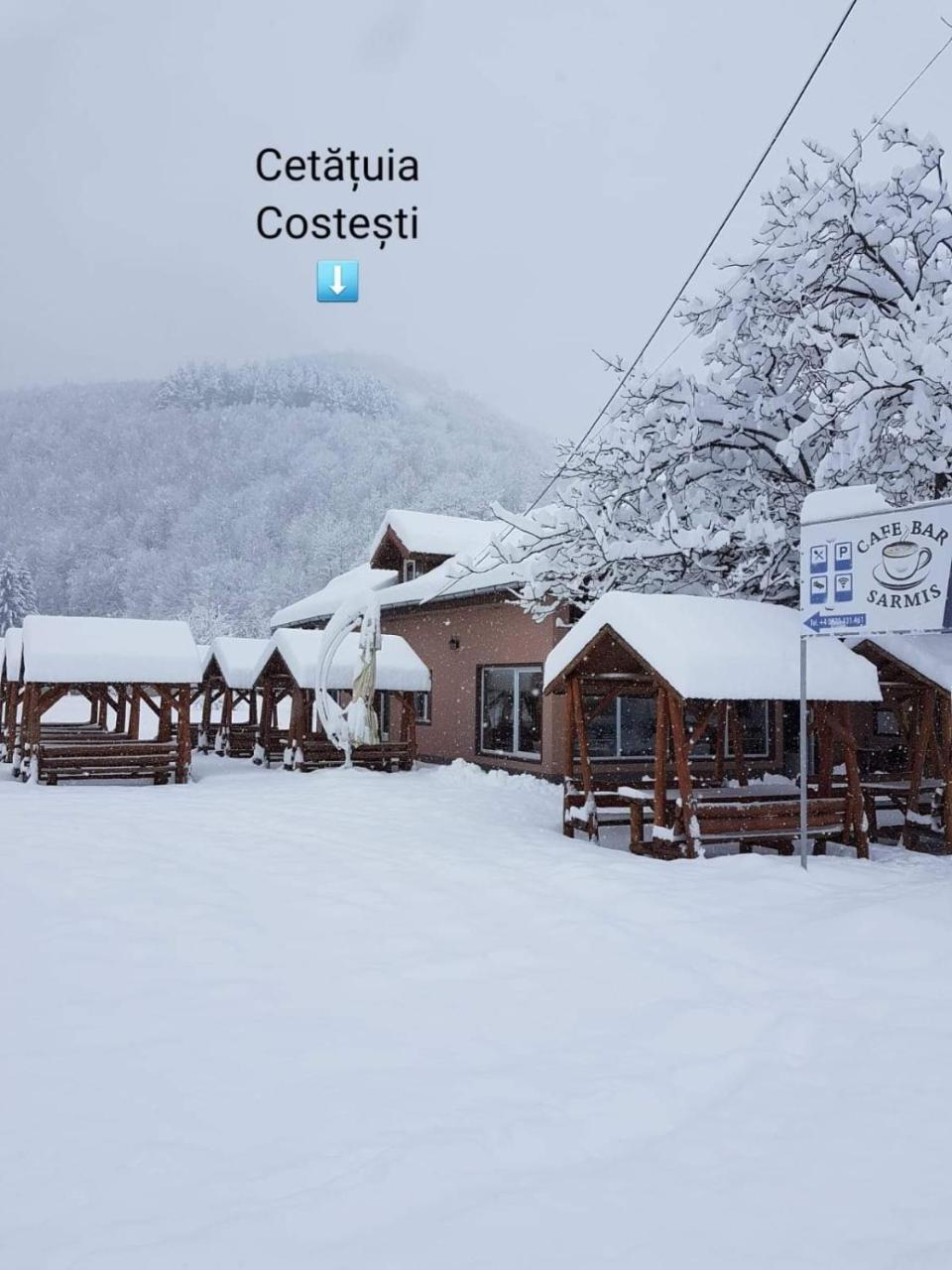 Cabana Sarmis Costesti المظهر الخارجي الصورة